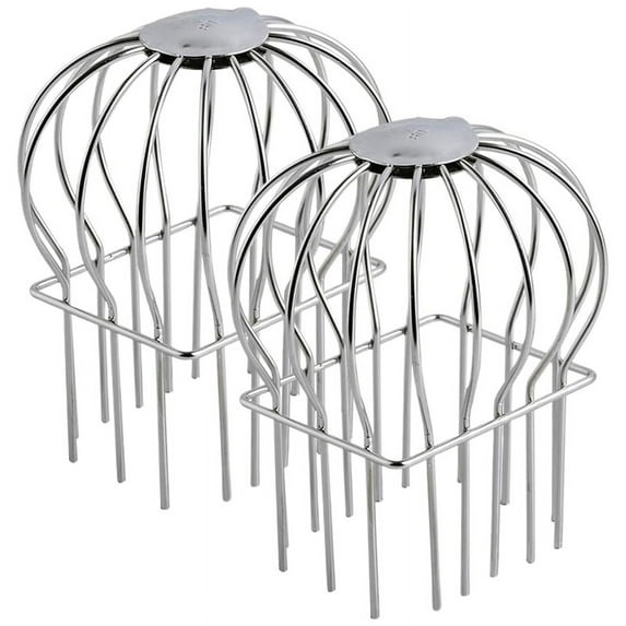 Gutter Guard,2Pcs Round Gutter Filter Downspout Guard Even Hollow Replacement Gutter Cover for Leaves-A