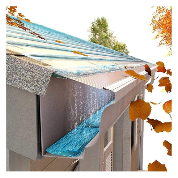 Gutter Guard 36ft - Stainless Steel Gutter Protection for 5 Inch Gutters - Micro-Mesh Leaf Filter - EasyOn Gutterguard System - Eliminates Gutter Cleaning