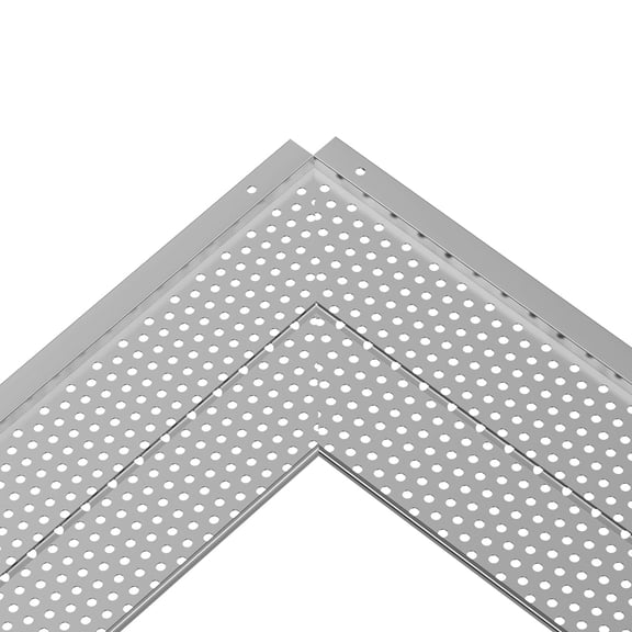 Gutter Guard,5"Width,Aluminum Leaf Filter DIY Gutter Cover,13 PCS 52 ft Total Length,0.157"Hole Diameter&0.02"Thick Raptor Gutter Guards Fits Any Roof or Gutter Type