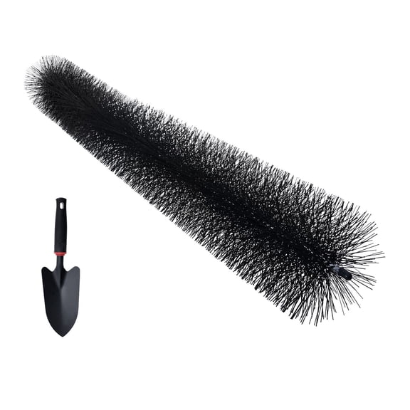 Gutter Guard Brush, 40-Pack 4.33-Inch Diameter for 5-Inch Gutters, 120-Foot Total Length, Easy Ground-Level Roof Debris and Leaf Cleaning Tool