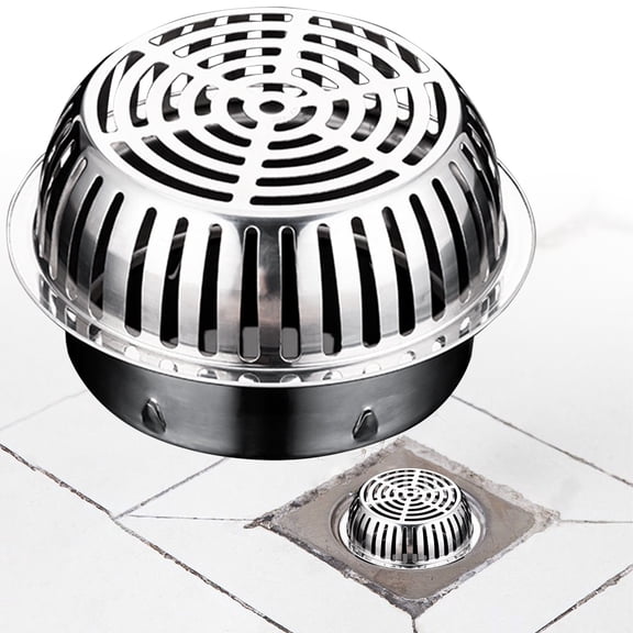 Gutter Guard Filter, Round Balcony Roof Anti-Blocking Floor Drain Downspout Guard Filter for Stops Leaves Debris