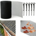 thumbnail image 1 of Gutter Guard Gutter Covers, Gutter Guard, Gutter Guard Cone, Pruboru Protective Net, Gardening Anti-fall Debris Clogging Net, Plastic Gutter Guard (1PC, 15×600cm/6×236in), 1 of 7