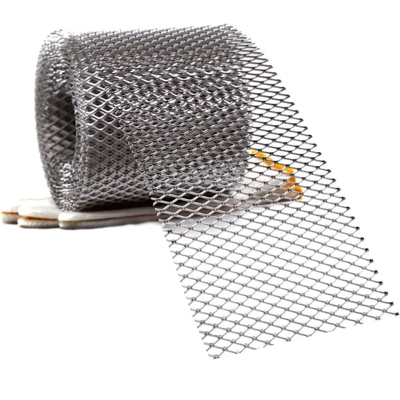 Gutter Guard, Leaf Filter Gutter Covers, Aluminum Screen Roll 5 Inch X 42.5 Feet for DIY Gutter Filter, Gutter Downspout Covers, Rain Gutter Leaf Guard, Leaf Filter Gutter Protection