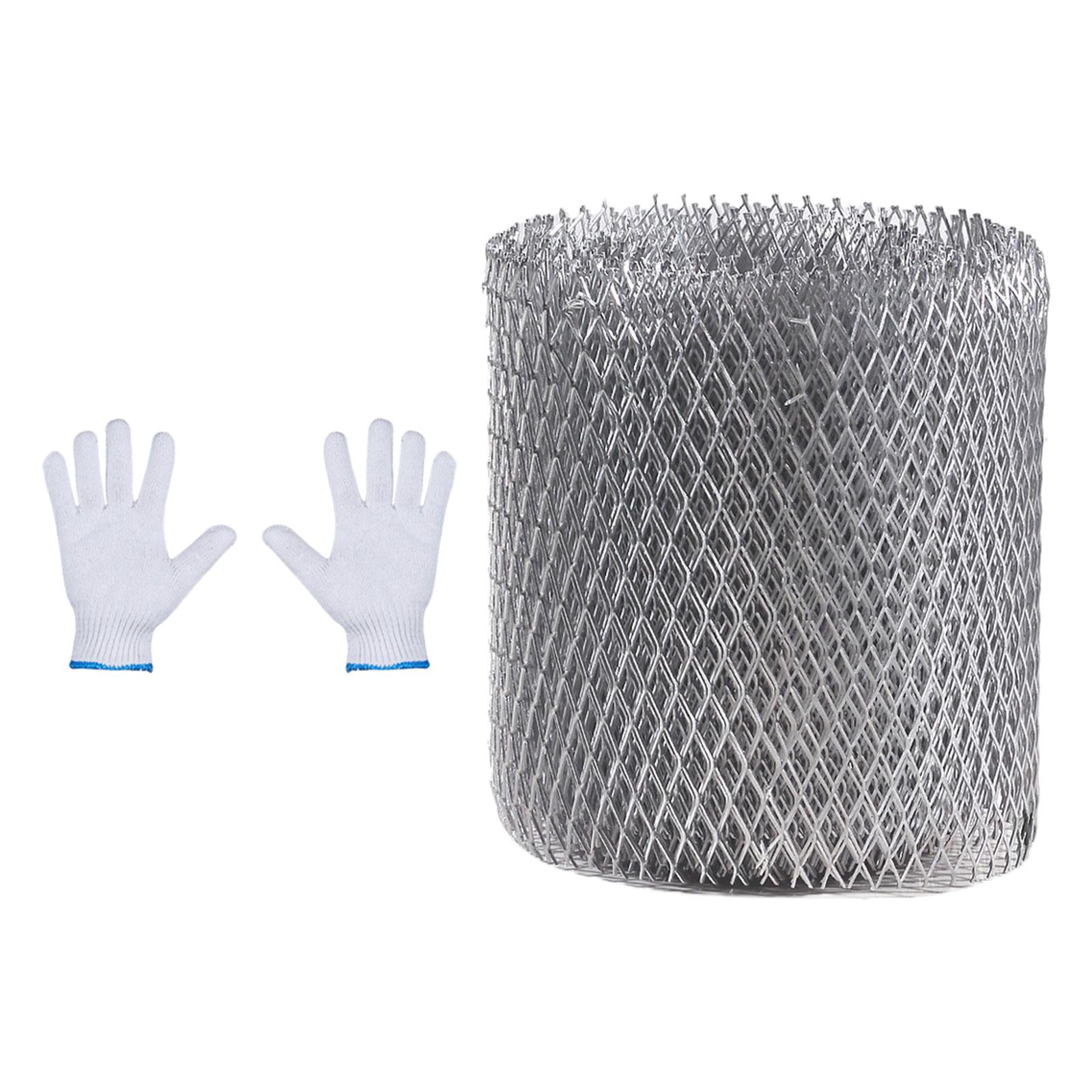 Gutter Guard Mesh Flexible Durable Cleaning Tool with Gloves Simple ...