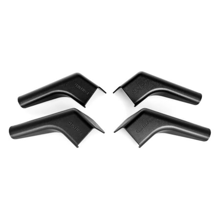 Gutter Spout, Wide/Long, Black 4pk (2 left/2 right) (Eng/Fr)