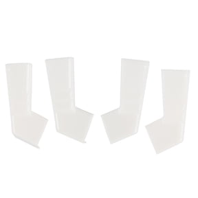 Gutter Spouts Gutters For Gazebo Roof Drip Edge 2 Left And 2 Right White Gutter Extender Guide