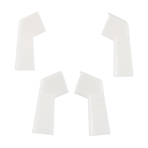 Gutter Spouts Gutters For Gazebo Roof Drip Edge 2 Left And 2 Right White Gutter Extender Guide