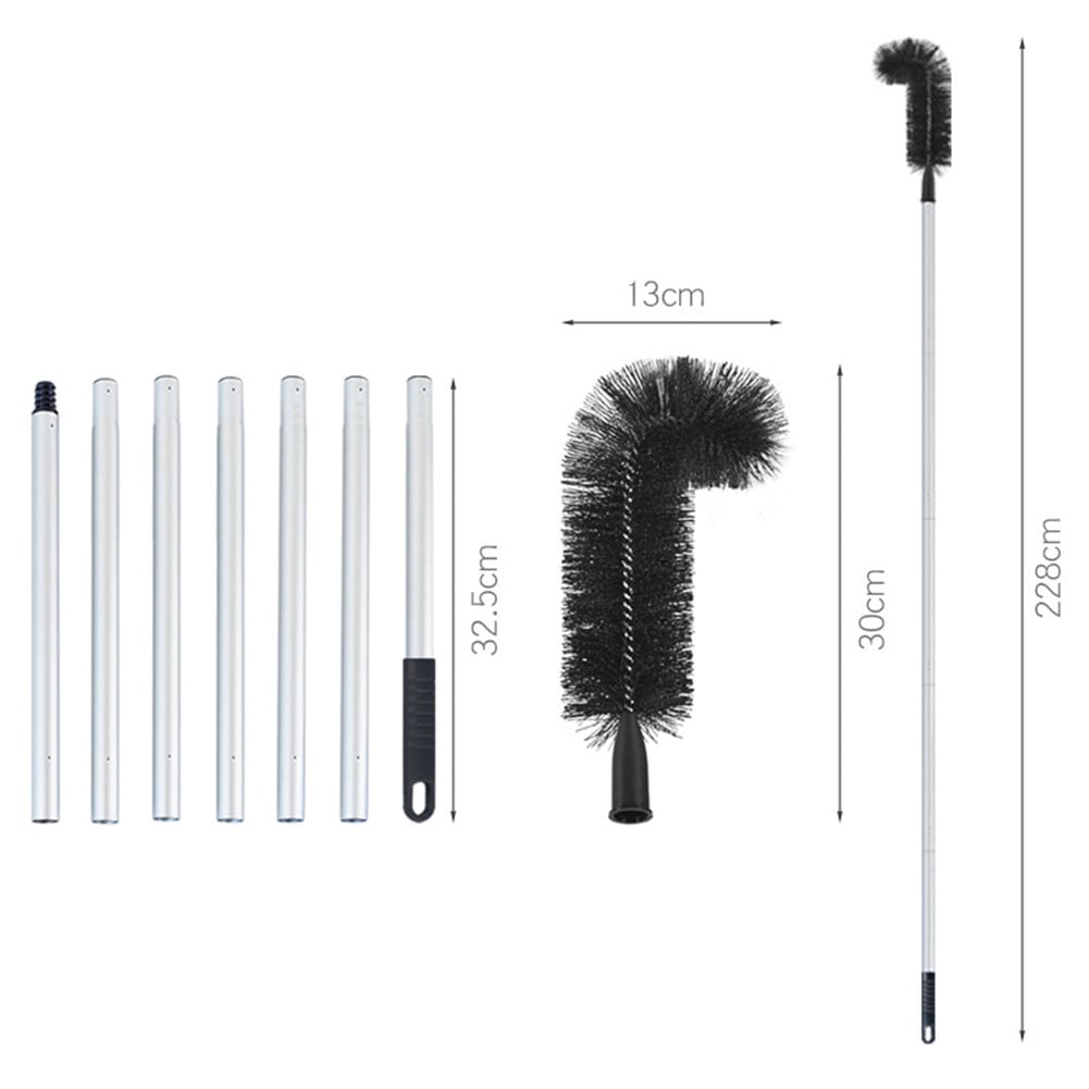 Gutter cleaning brush eaves cleaning brush sweeping roof dust removal