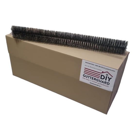 Gutterguard DIY 80ft Gutter Guard – 5" Aluminum Mesh Leaf Filter System