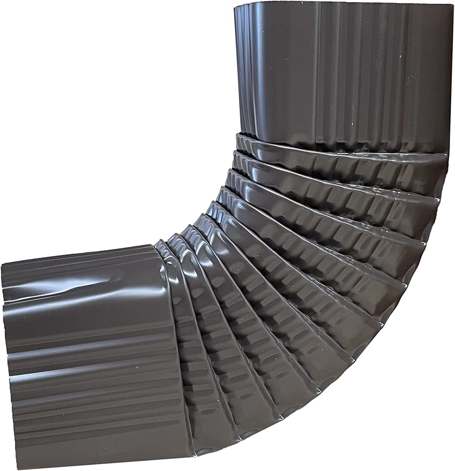 Gutterworks 90 Degree Aluminum Downspout Gutter Elbow B - 2x3 inches or ...