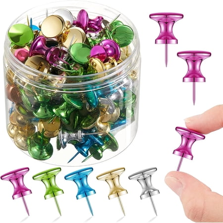 Guuyoo Reusable Reusable Large Push Pins, 100 Piece