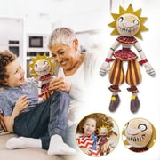 Guvpev 10" Sundrop FNAF Plush Stuffed Animal Doll, Five Night at Freddy's Plush Toys, FANF Security Breach Figure Clown Cartoon Plushies for Fans