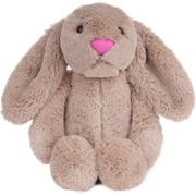 Guvpev 11.8" Bunny Stuffed Animal, Soft Rabbit Plush Toy with Long Ears, Cuddly Velvet-Soft Bunny Doll for Room Decor, Easter Basket Stuffer & Birthday Gift Ideal