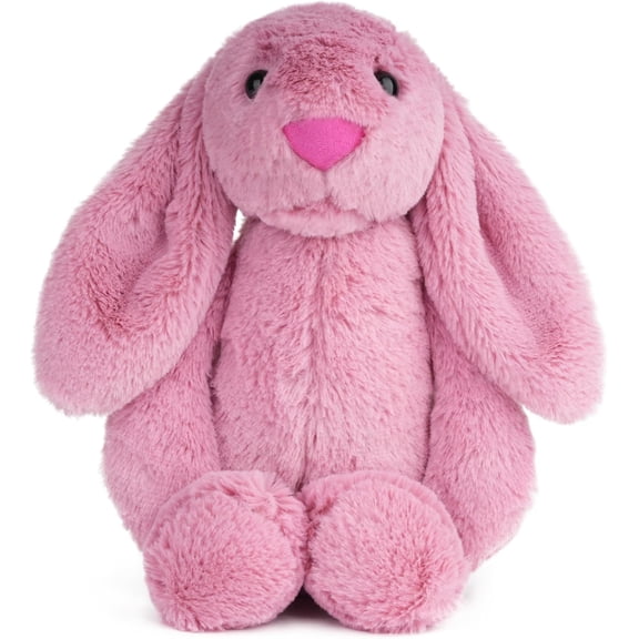 Guvpev 11.8" Bunny Stuffed Animal, Soft Rabbit Plush Toy with Long Ears, Cuddly Velvet-Soft Bunny Doll for Room Decor, Easter Basket Stuffer & Birthday Gift Ideal
