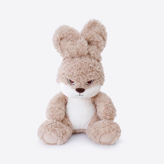 Guvpev 16.5" Grumpy Bunny Stuffed Animal, Large Soft & Huggable Rabbit Cuddly Toys, Perfect Birthday, Graduation, Easter Basket Stuffers Gifts