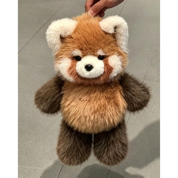 Guvpev 21.6" Soft Plush Running Panda, Interactive Stuffed Animal with Shaking Moving Legs, Large Cuddly Stress Relief Panda Doll, Unique Creative Desk Companion & Birthday Gift for Kids & Adults