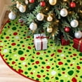 thumbnail image 1 of Guvpev 36" Christmas Tree Skirt - Xmas Tree Skirt Mats for Christmas Tree Decorations - Red & Green Polka Dot Christmas Tree Skirt for Indoor Outdoor Holiday Xmas Party Decorations, 1 of 13