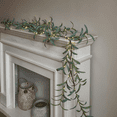 thumbnail image 1 of Guvpev Pre-lit Twinkling Tree Olive Vine, 6ft Fairy Light Olive Vine Garland with LED Lights, Pre-lit Lighted Artificial Greenery Garland with 96 LED and Timer, Fireplace, Christmas, Thanksgiving, 1 of 9