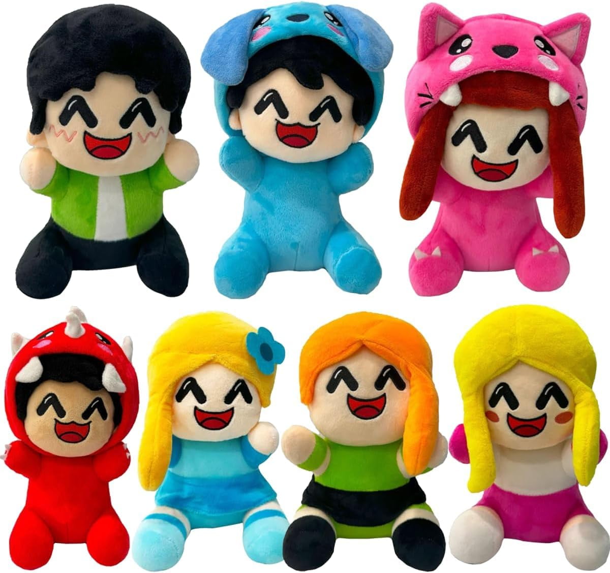 Guvpev 7Pcs Omz Crew Plushies Bundle, 7.8" Omz Plush Toys for Game ...