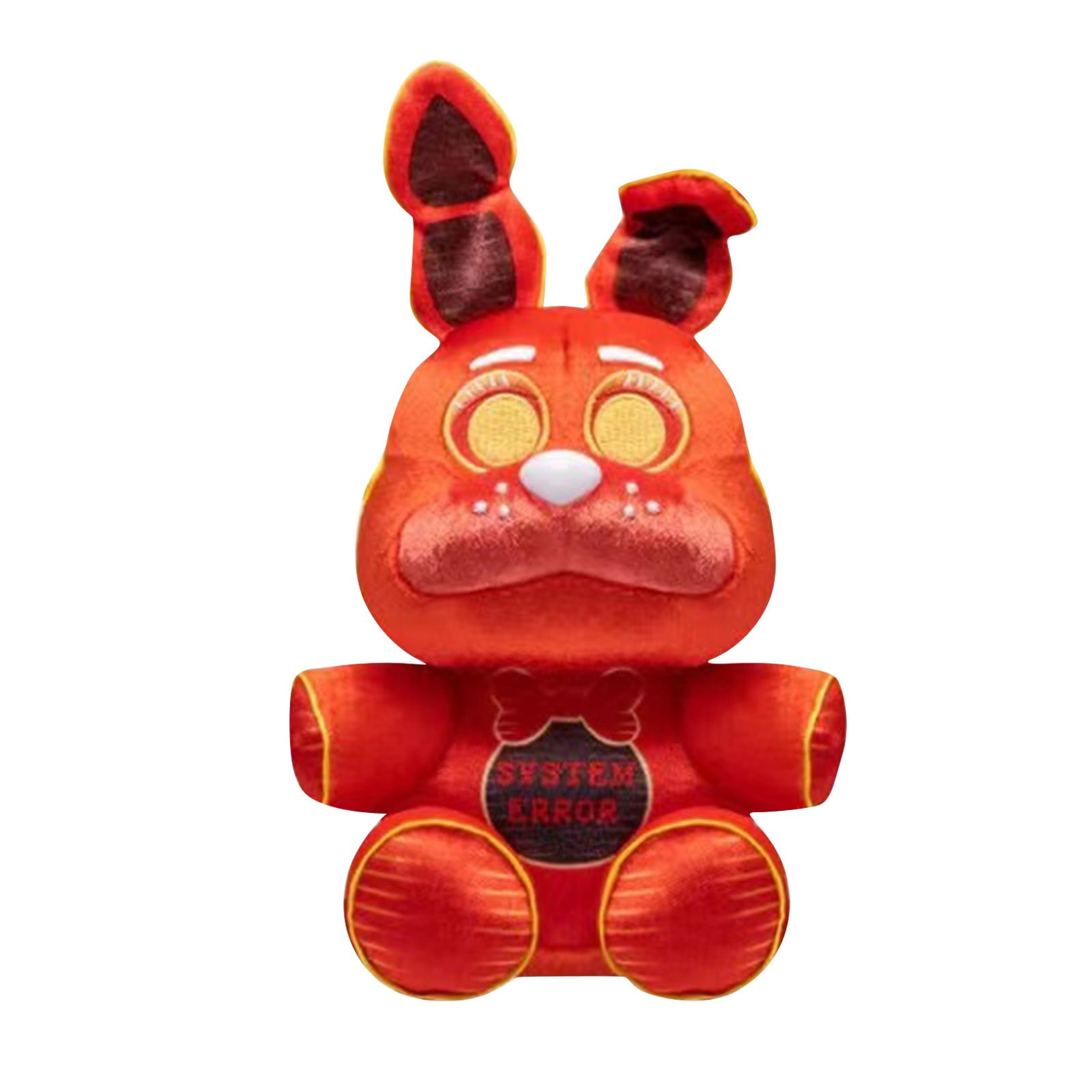 Guvpev 8" High Score System Error Red Bonnie Plush, Five Night at Freddy's FNAF Plush Toys