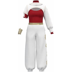 Guvpev Aldults Zombies 4 Costumes Nova Bright Zombies Costume Shirt Pants Hoodie Full Set Outfits Zombie Movie Dawn of the Vampires Cheerleader Costume for Women Halloween Cosplay Fancy Dress Costume