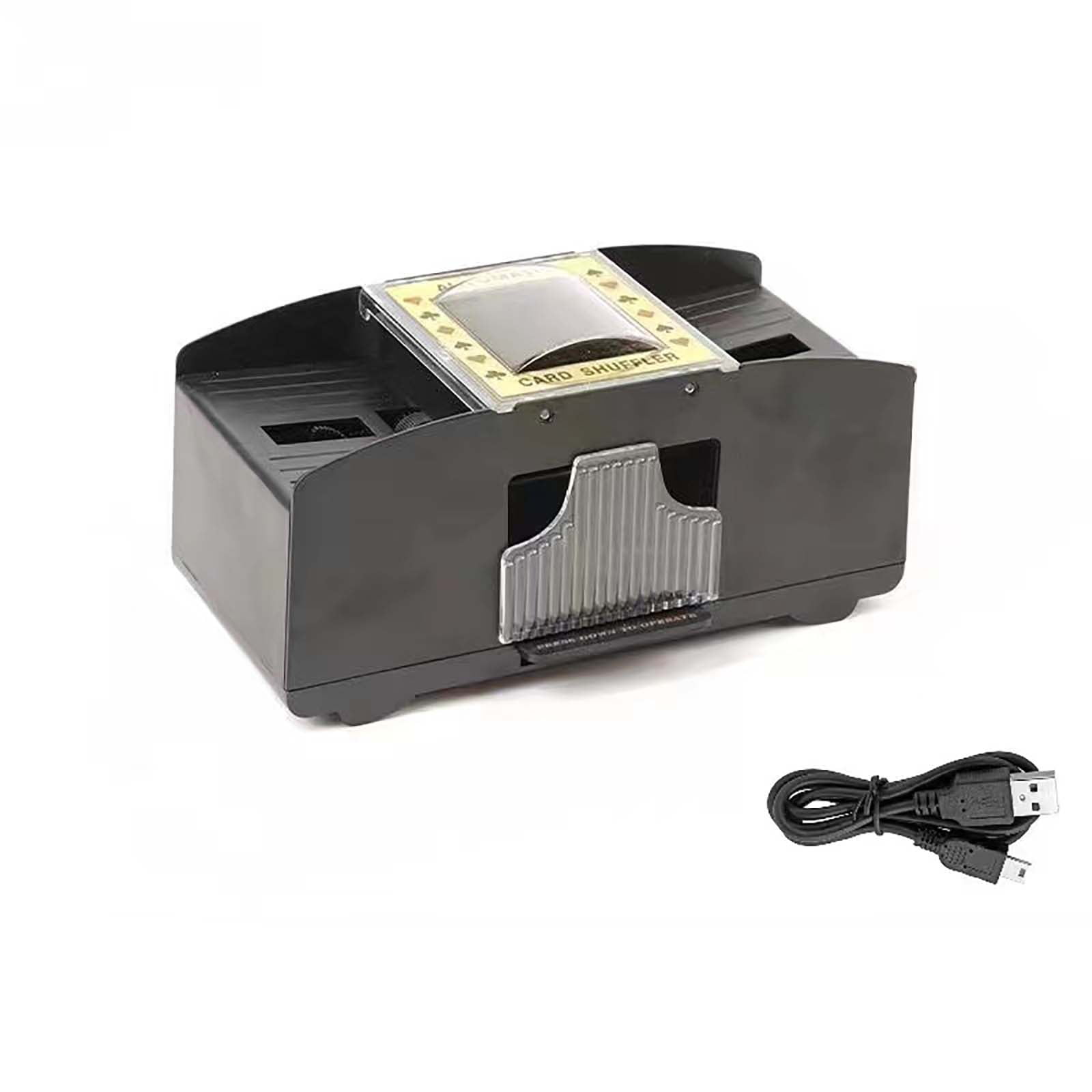 Guvpev Automatic Card Shuffler 12 Deck, USB/Electric BatteryOperated UNO Card Shuffler, Casino