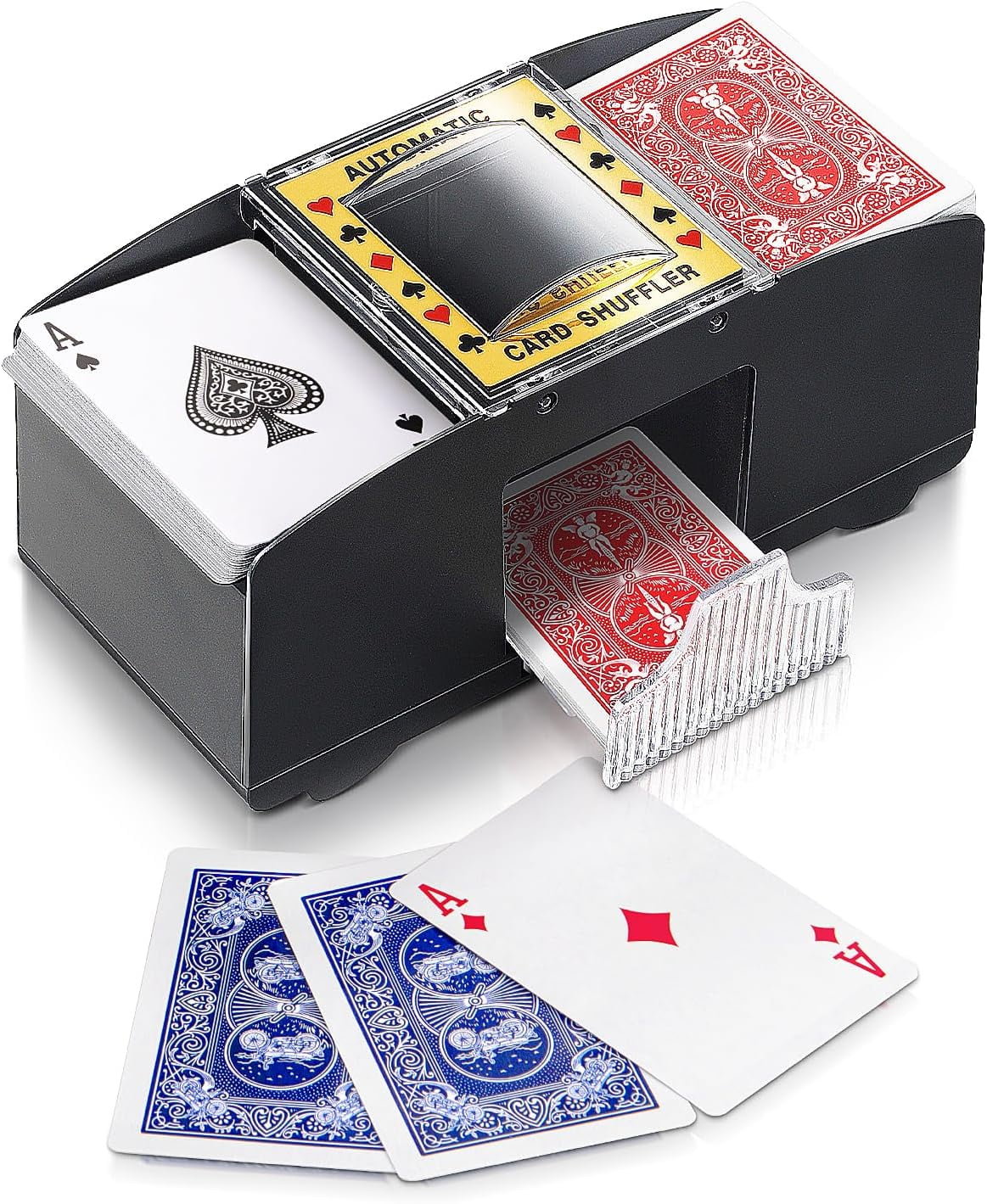Guvpev Automatic Card Shuffler, Poker Shuffler Machine, Casino Card