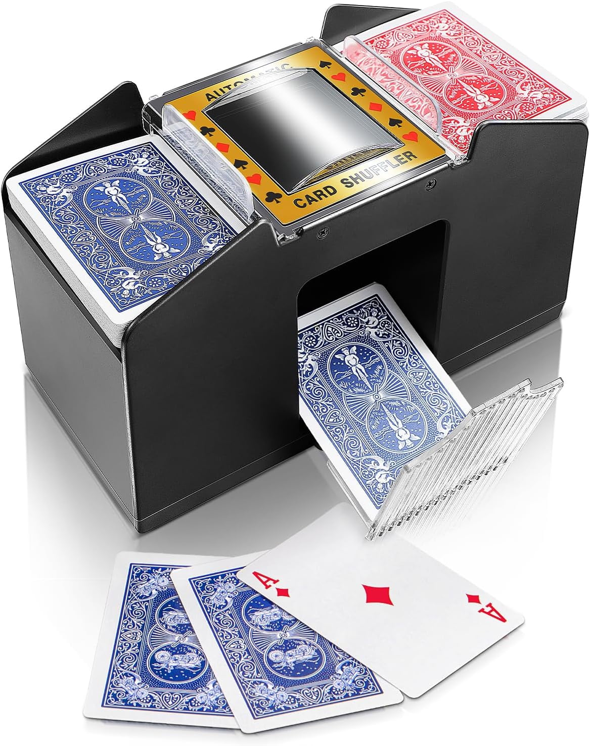 Guvpev Automatic Card Shuffler, Poker Shuffler Machine, Casino Card