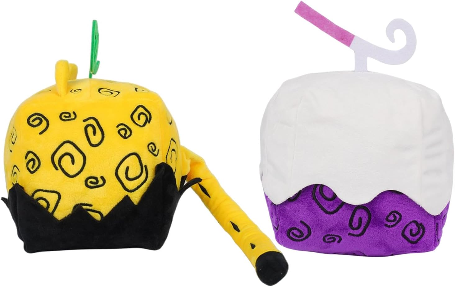 Guvpev Blox Fruits Plush 6" Dough & Leopard Plushies Toy Plush Pillow Stuffed Animal, Soft