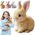 thumbnail image 1 of Guvpev Bunby - My Realistic Bunny Toys, Realistic Bunny Stuffed Animals Can Walk, Talk, Twitching & Shaking Ear, Easter Plush Rabbit Interactive Toys, Easter Basket Stuffers Gifts for Boys & Girls, 1 of 7