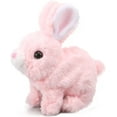 thumbnail image 1 of Guvpev Bunby - My Realistic Bunny Toys, Realistic Bunny Stuffed Animals Can Walk, Talk, Twitching & Shaking Ear, Easter Plush Rabbit Interactive Toys, Easter Basket Stuffers Gifts for Boys Girls, 1 of 6