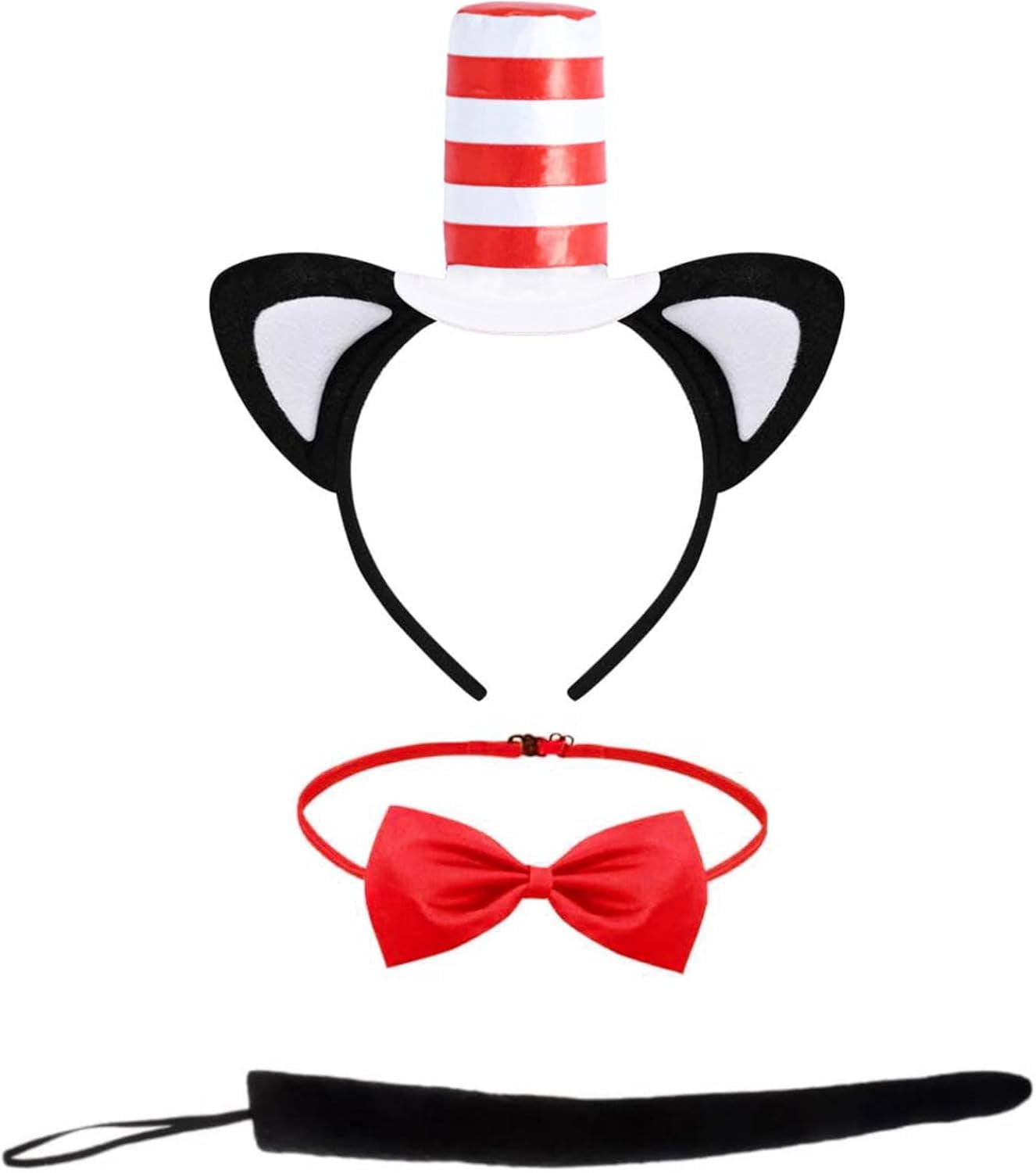 Guvpev Cat In The Hat Costume, Cat In The Hat Cosplay Costume