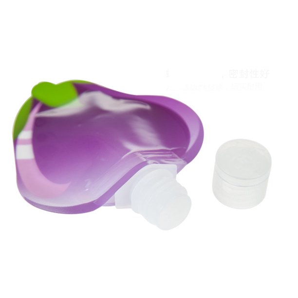 Guvpev Clear Plastic Refillable FlipTop Bottles,Empty Mini Travel