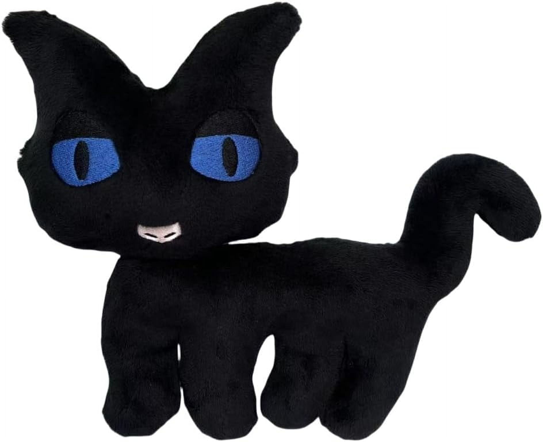 Guvpev Coraline 9.8" The Cat Plush, Cartoon Coraline Doll Black Cat Stuffed Animals Soft Toys