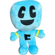 Guvpev Craftee Plush Stuffed Doll, 11 Inch Anime Cartoon Craftee Creeper Plush Toy Gift, Soft PP Material Stuffed Animal Plush Toy Cute Hug Pillow Gift for Kids, Video Game Fan Favorite(Blue)