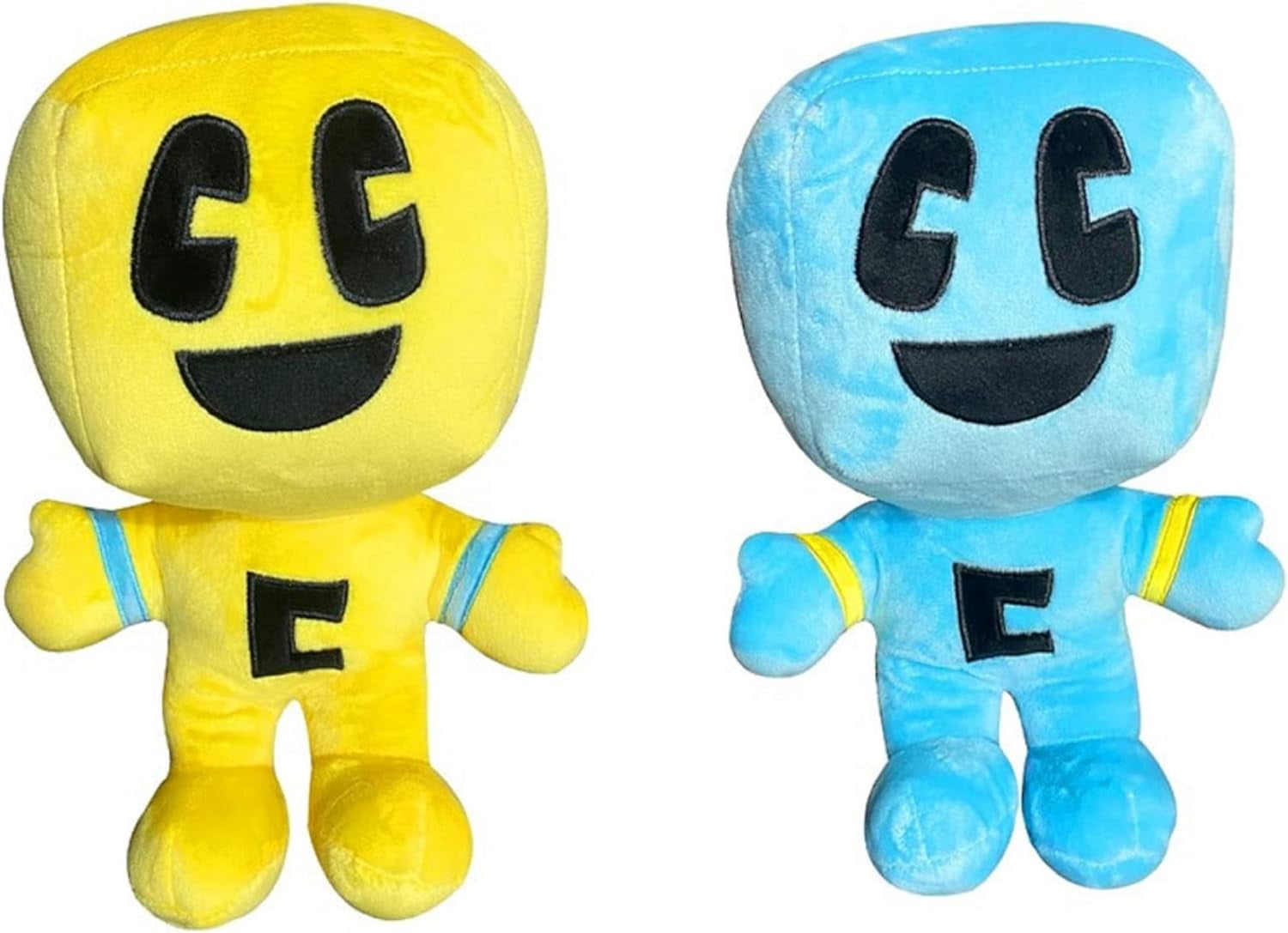 Guvpev Craftee Plush Toy 2Pcs Cute Cartoon Craftee Plushie PP