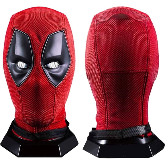 Guvpev Superhero Mask - Wade Winston Wilson Cosplay Mask Full Face Helmet Handmade Halloween Cosplay Costume Accessory Superhero Mask for Teens & Adults Cosplay