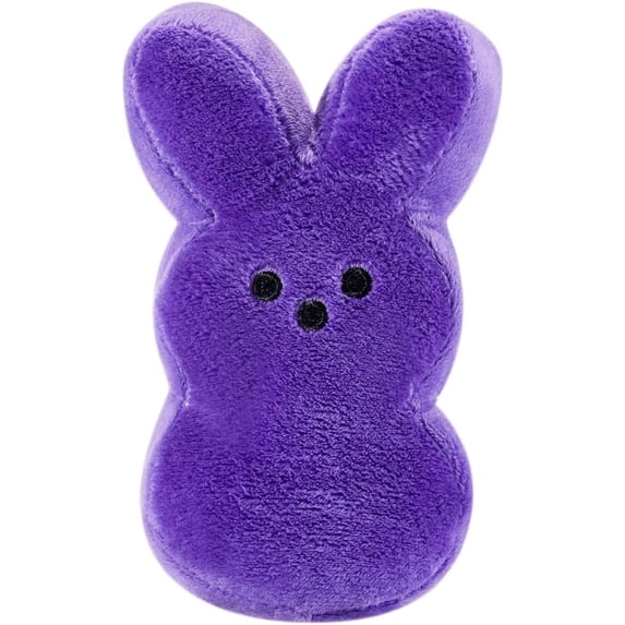Guvpev Easter Bunny Toys, Shaggy Bunny Peep 6” Collectible Plush Easter Decorations, Cute Bunny Stuffed Animals, Easter Basket Stuffers, Easter Decor Party Favors for Kids & Adults