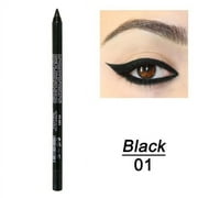 Guvpev Eyeliner Pen Glitter Eyeliner Pencil Eye Liners For Women Waterproof Colored - Black