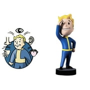 Guvpev Fallout Vault Boy Toy, 5.5" Fallout Vault Boy Bobblehead, Fallout Merchandise Collectibles Figures (Speech)
