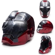 Guvpev Iron Hero Helmet Mask 5 Helmet - Wearable Super Hero Movie Prop Replica With Sounds & LED Eyes - Collectible 11 Model Helmet - Unique Birthday Christmas Gifts Teens & Adults