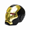 thumbnail image 1 of Guvpev Iron Hero MK 5 Helmet Mask, 1:1 Scale Wearable Electronic Mask with JARVIS Voice Control & LED Eyes, Touch & RC, Collectible & Display, Superhero Cosplay Headwear for Teens & Adults, 1 of 25