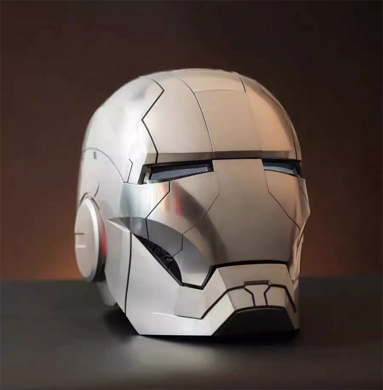 iron man electronic helmet walmart Iron-Man MK50 Cosplay Helmet, Voice，Touch Control with LED Eyes Available while supplies last Guvpev Superhero MK 5 1:1