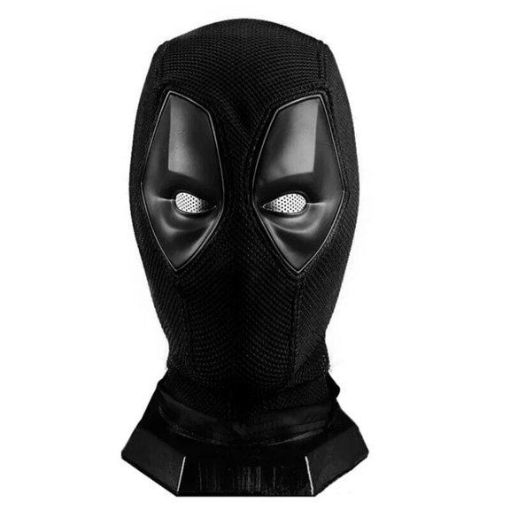 Guvpev Superhero Mask - Superhero Cosplay Mask Black Full Face Helmet, Superhero Role-Playing Prop for Halloween Party Cosplay, Unique Birthday Christmas Gifts