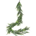 thumbnail image 1 of Guvpev Pine Garland Christmas Decorations, 6FT Real Touch Winter Pine Garland with Berry, Artificial Greenery Garland Norfolk Pine Leaves for Holiday Season Mantel Fireplace Table Runner Centerpiece, 1 of 16