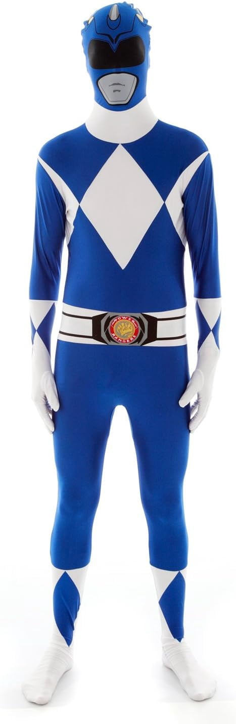 Guvpev Power Ranger Costume, Billy Cranston Deluxe Zentai Costume ...
