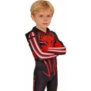Guvpev Superhero Cosplay Costume, 3D Print Spandex Bodysuit Full Body Dress-Up Costume, Halloween Role-Play Jumpsuit Outfit