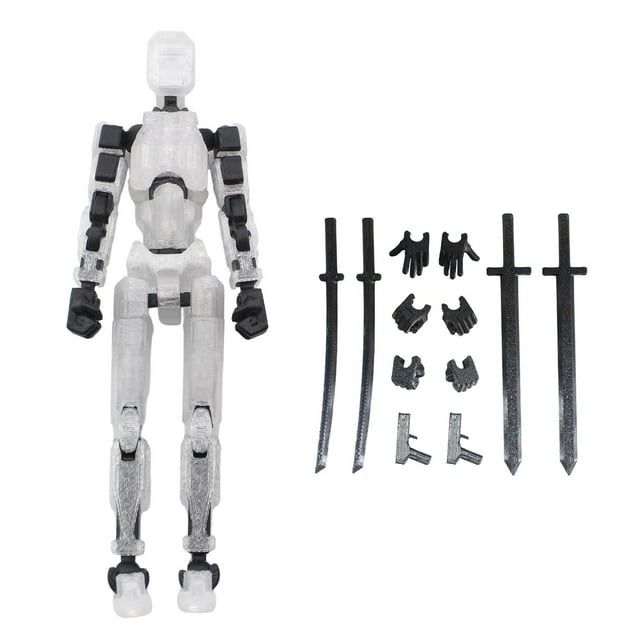 Guvpev T13 Action Figure, 3D Printed Multi-Jointed Movable Robot ...