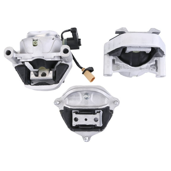 Guwzn 3pcs Engine Motor and Transmission Mount Set Compatible for 2012-2018 A6 2.0L FWD 9988 10046 9928