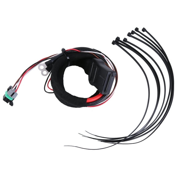 Guwzn 42015 Fleet Flex Plow Side Power + Ground 4 Pin Cable Compatible for Western Fisher